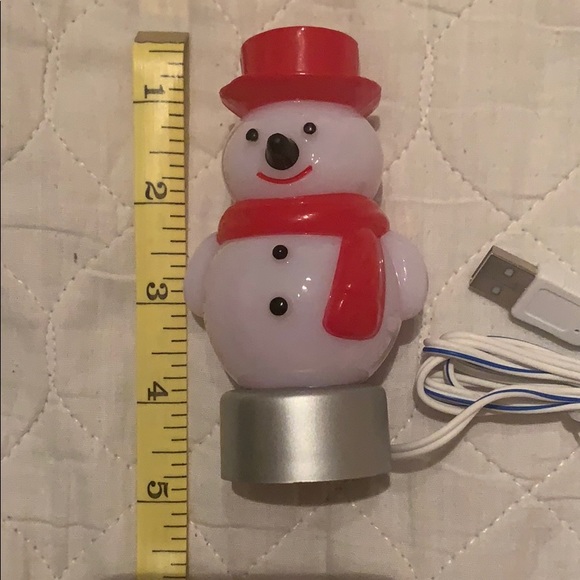 Brand New in box Glowing Snowman USB LED Light. - Picture 3 of 8